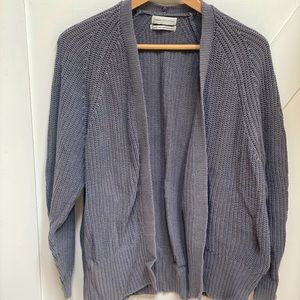Urban outfitter chunky gray oversized cardigan xs